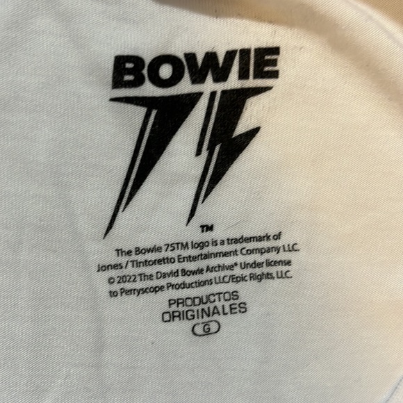 David bowie white T-shirt - Picture 3 of 4
